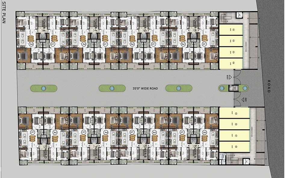 Calista Heights Site Map